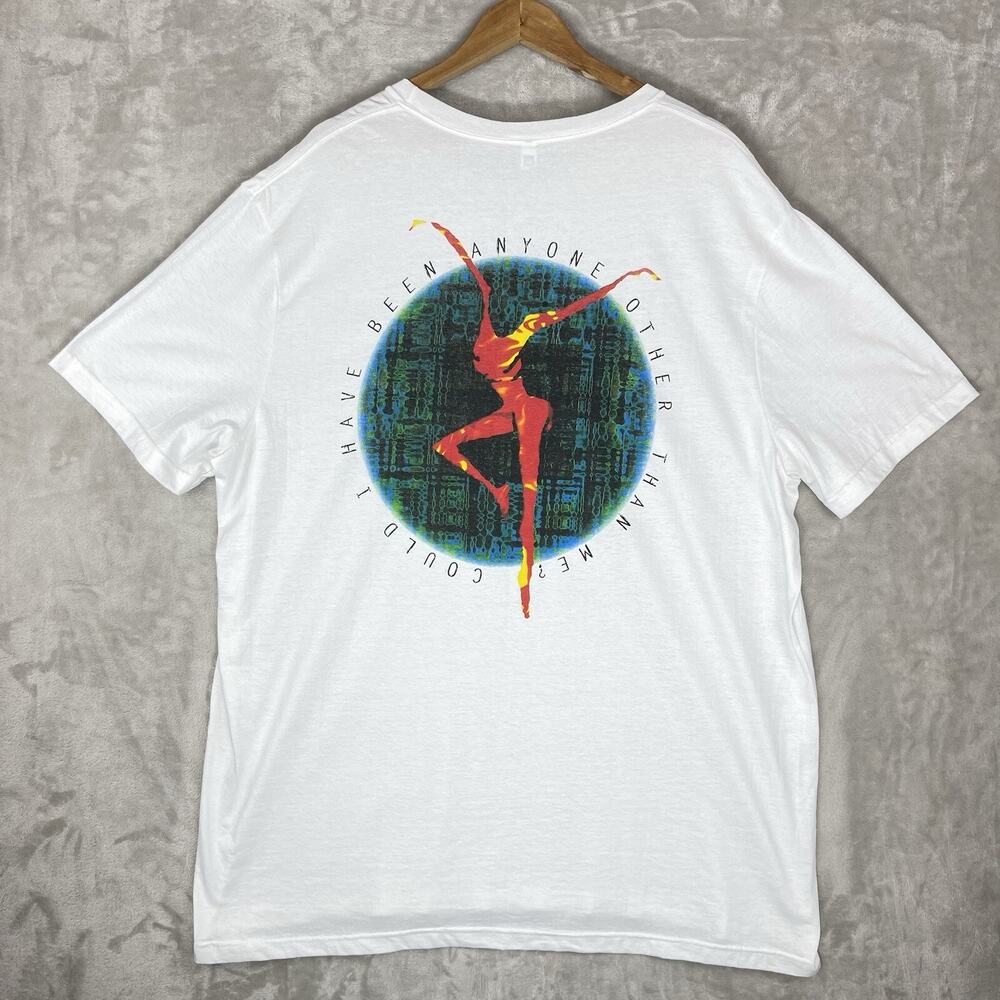 Dave Matthews Band Tee Men's 3XL Fire Dancer Lyric Tour Tee USA Made Music